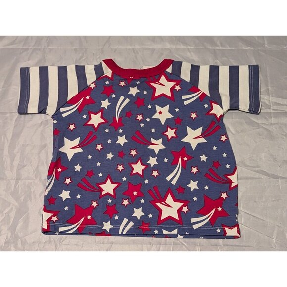 TesaBabe Girls 4th Of July Red/White/Blue Blouse 18-24 Months Bamboo Material - Picture 8 of 9